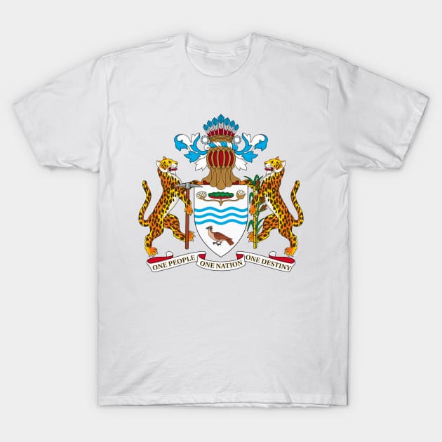 Coat of arms of Guyana T-Shirt by Ziggy's